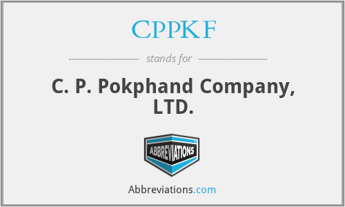 CPPKF - C. P. Pokphand Company, LTD.