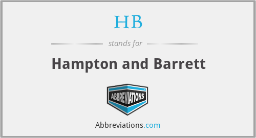 HB - Hampton and Barrett