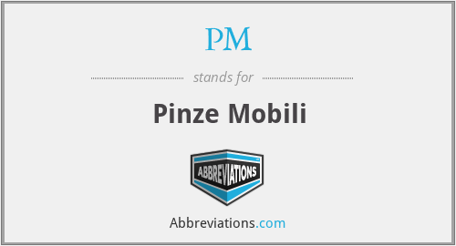 PM - Pinze Mobili