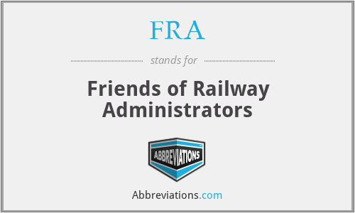 FRA - Friends of Railway Administrators