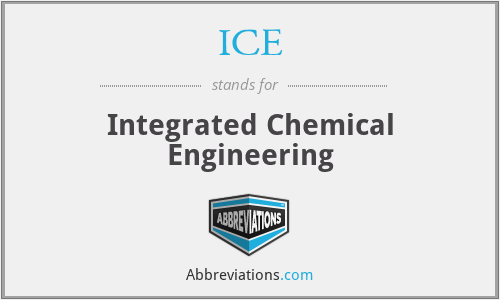 ICE - Integrated Chemical Engineering