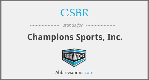 CSBR - Champions Sports, Inc.