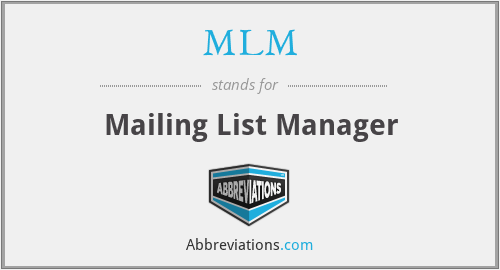 MLM - Mailing List Manager
