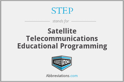 STEP - Satellite Telecommunications Educational Programming