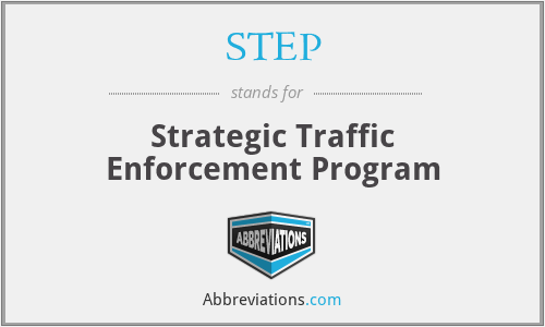 STEP - Strategic Traffic Enforcement Program