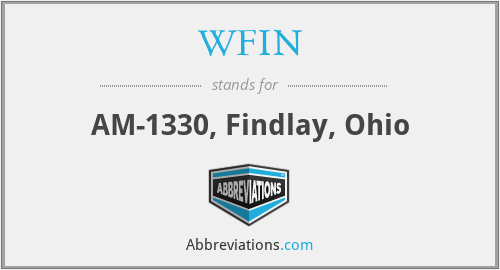 WFIN - AM-1330, Findlay, Ohio