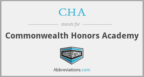CHA - Commonwealth Honors Academy