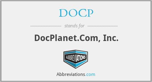 DOCP - DocPlanet.Com, Inc.