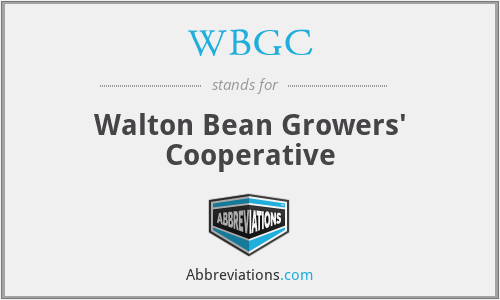 WBGC - Walton Bean Growers' Cooperative