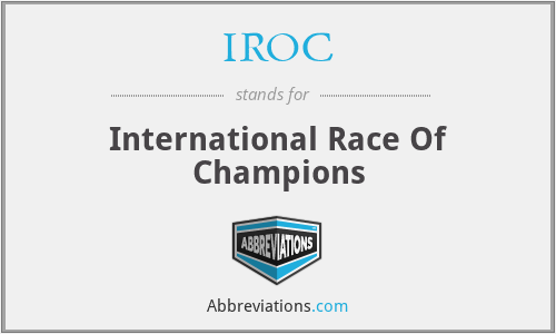 IROC - International Race Of Champions