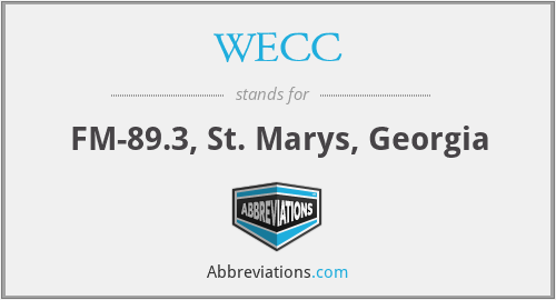 WECC - FM-89.3, St. Marys, Georgia