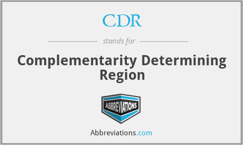 CDR - Complementarity Determining Region