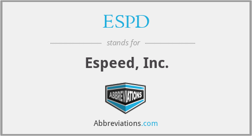 ESPD - Espeed, Inc.