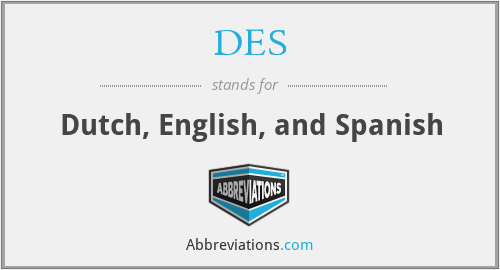 DES - Dutch, English, and Spanish