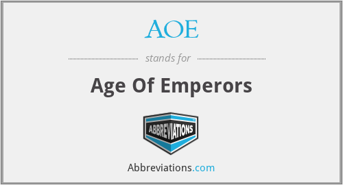 AOE - Age Of Emperors