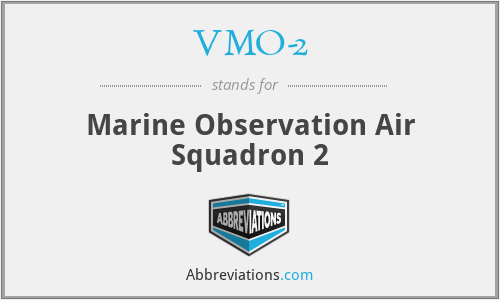 VMO-2 - Marine Observation Air Squadron 2