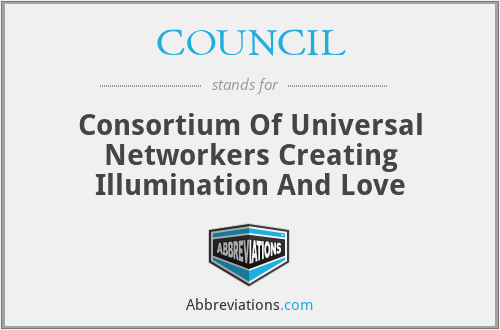 COUNCIL - Consortium Of Universal Networkers Creating Illumination And Love