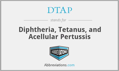 DTAP - Diphtheria, Tetanus, and Acellular Pertussis