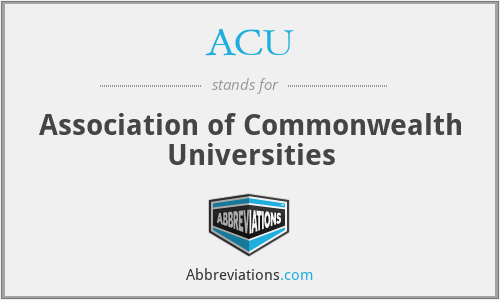 ACU - Association of Commonwealth Universities