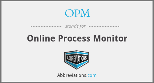 OPM - Online Process Monitor