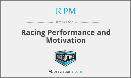 RPM - Racing Performance and Motivation