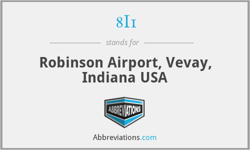 8I1 - Robinson Airport, Vevay, Indiana USA