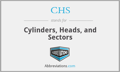 CHS - Cylinders, Heads, and Sectors