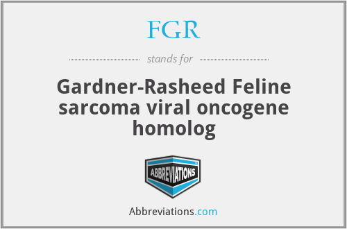 FGR - Gardner-Rasheed Feline sarcoma viral oncogene homolog