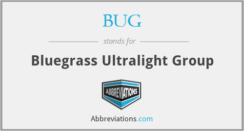 BUG - Bluegrass Ultralight Group