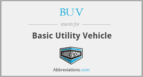 BUV - Basic Utility Vehicle
