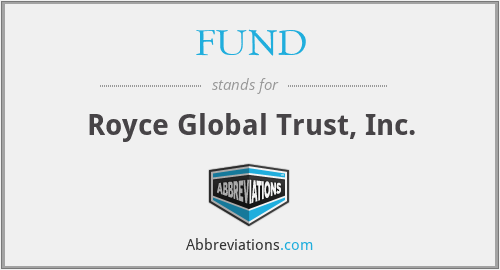 FUND - Royce Global Trust, Inc.