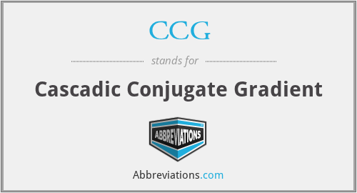 CCG - Cascadic Conjugate Gradient