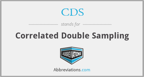 CDS - Correlated Double Sampling