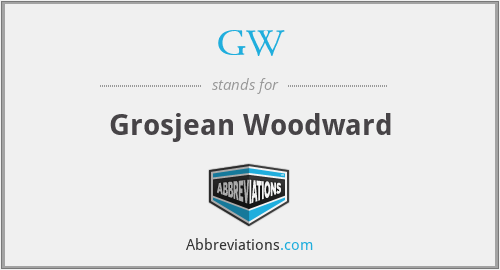 GW - Grosjean Woodward