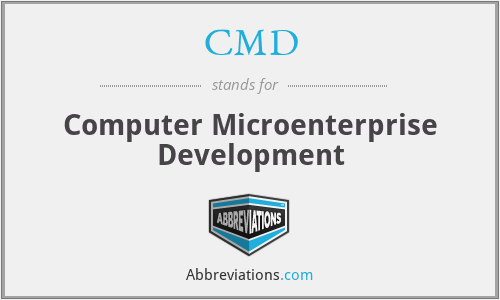 CMD - Computer Microenterprise Development