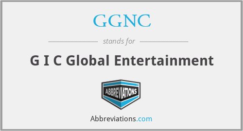 GGNC - G I C Global Entertainment