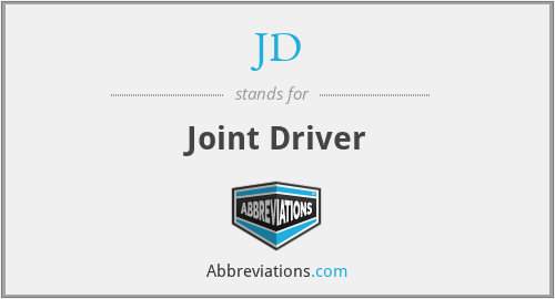 JD - Joint Driver