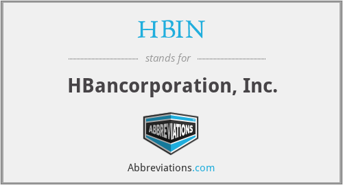 HBIN - HBancorporation, Inc.