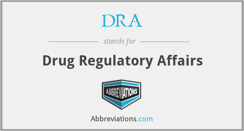 DRA - Drug Regulatory Affairs