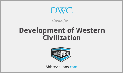 DWC - Development of Western Civilization