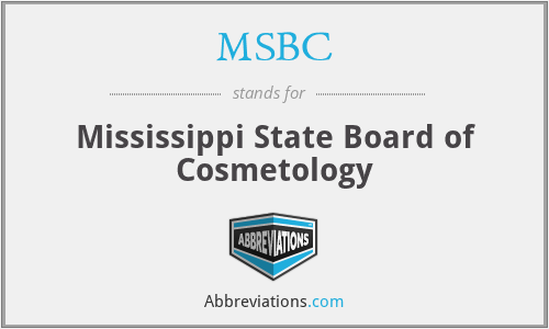 MSBC - Mississippi State Board of Cosmetology