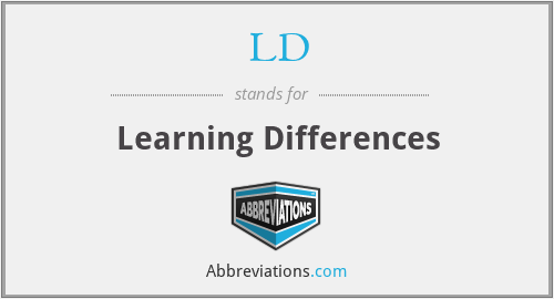 LD - Learning Differences
