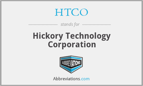 HTCO - Hickory Technology Corporation
