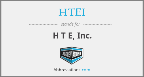 HTEI - H T E, Inc.