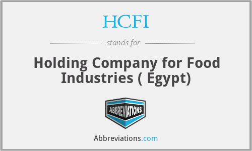 HCFI - Holding Company for Food Industries ( Egypt)