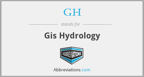GH - Gis Hydrology