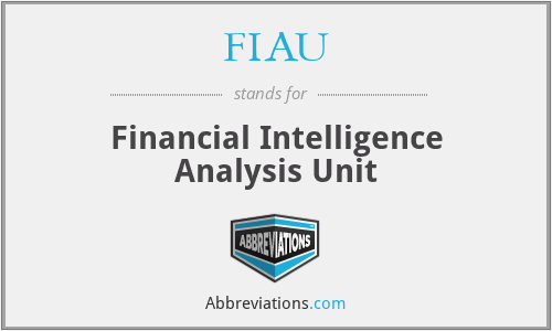 FIAU - Financial Intelligence Analysis Unit