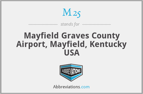M25 - Mayfield Graves County Airport, Mayfield, Kentucky USA