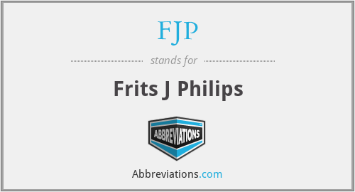 FJP - Frits J Philips