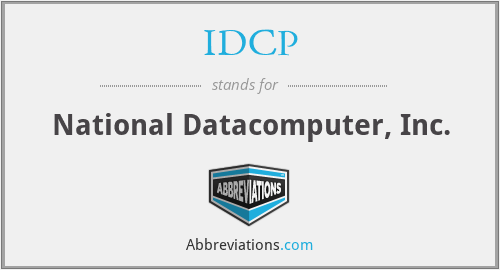 IDCP - National Datacomputer, Inc.